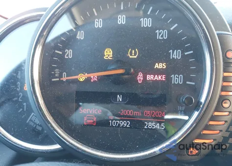 2015 Mini Hardtop Cooper S z USA, uszkodzony, nr VIN WMWXP7C57FT740837